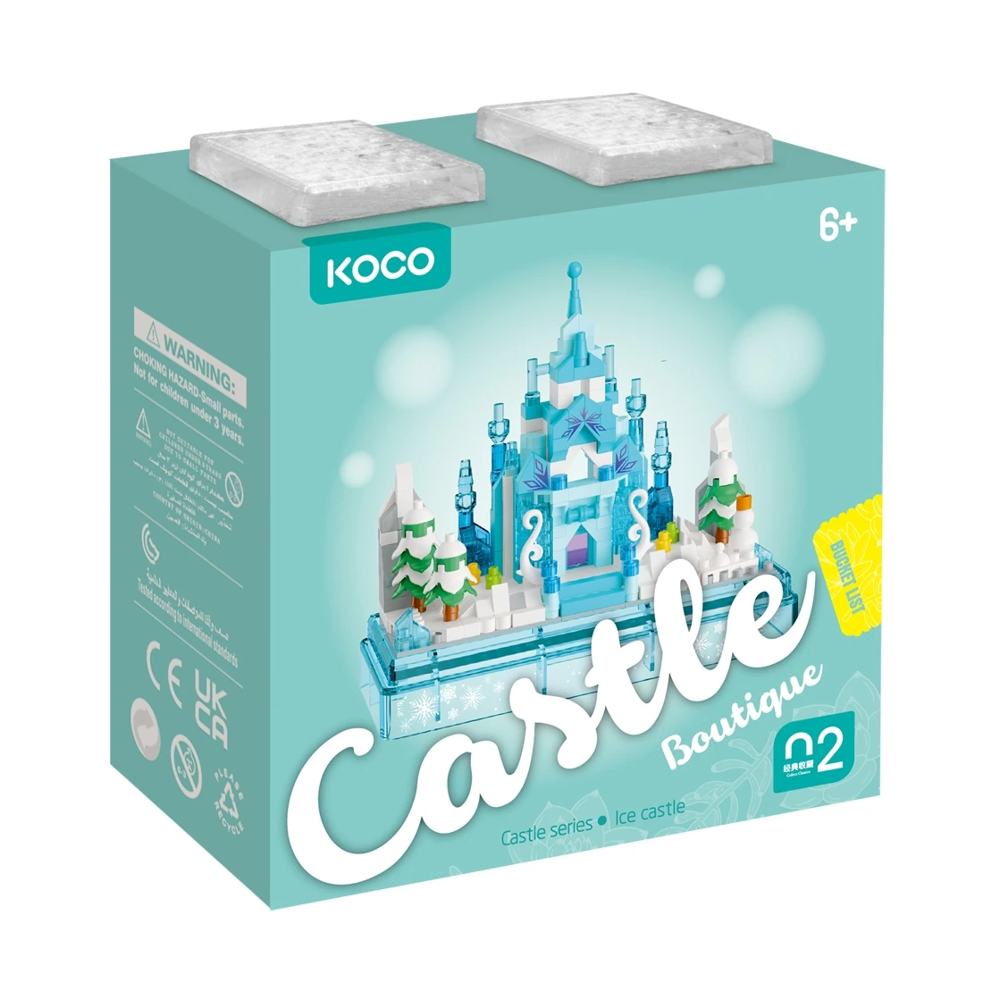 KOCO積木 冰雪城堡 ice and snow castle