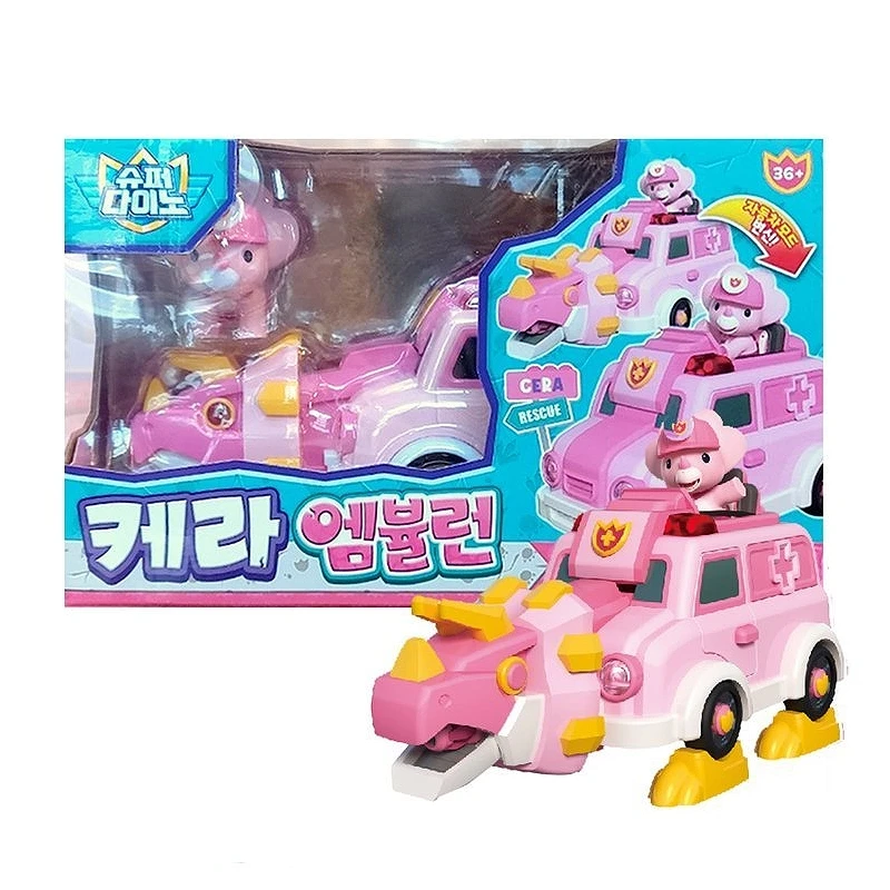 恐龍救援隊 SUPER DINO  三角龍救護車