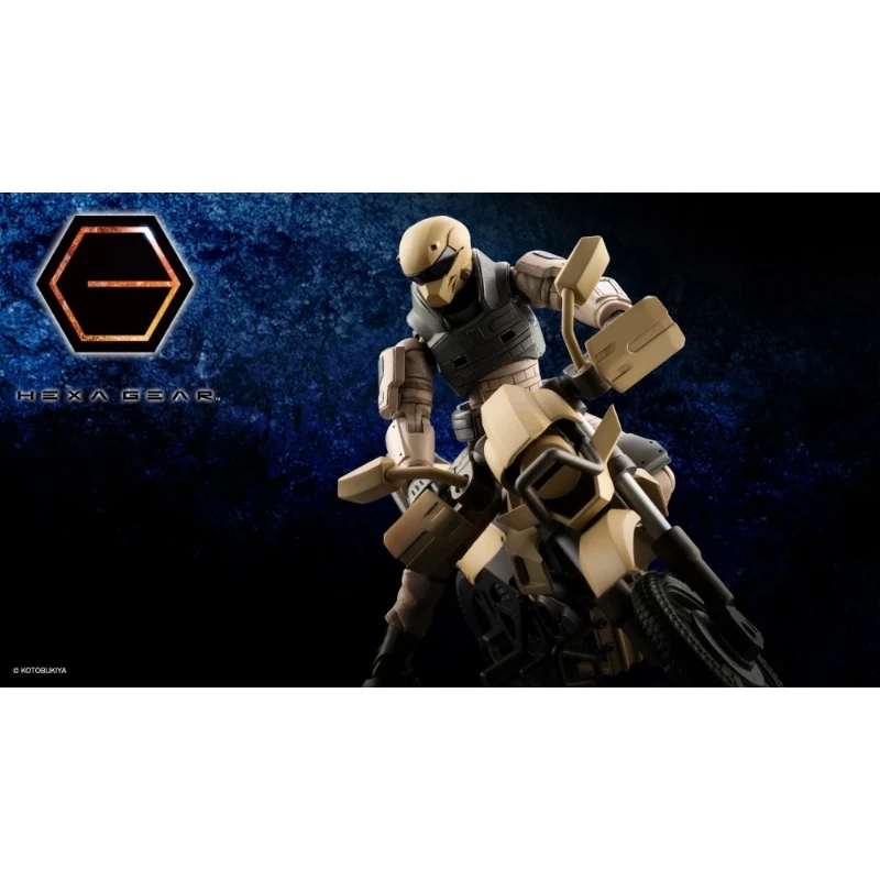 壽屋 1/24 Hexa Gear 六角機牙 潛視摩托車 沙漠色