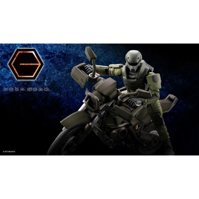 壽屋 1/24 Hexa Gear 六角機牙 潛視摩托車 森林色