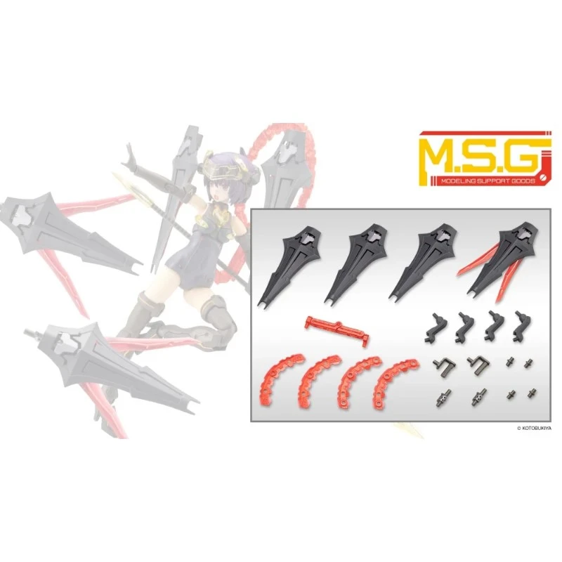 壽屋 MSG武裝零件 MH61 重武器組件 61 軌道環 黑色
