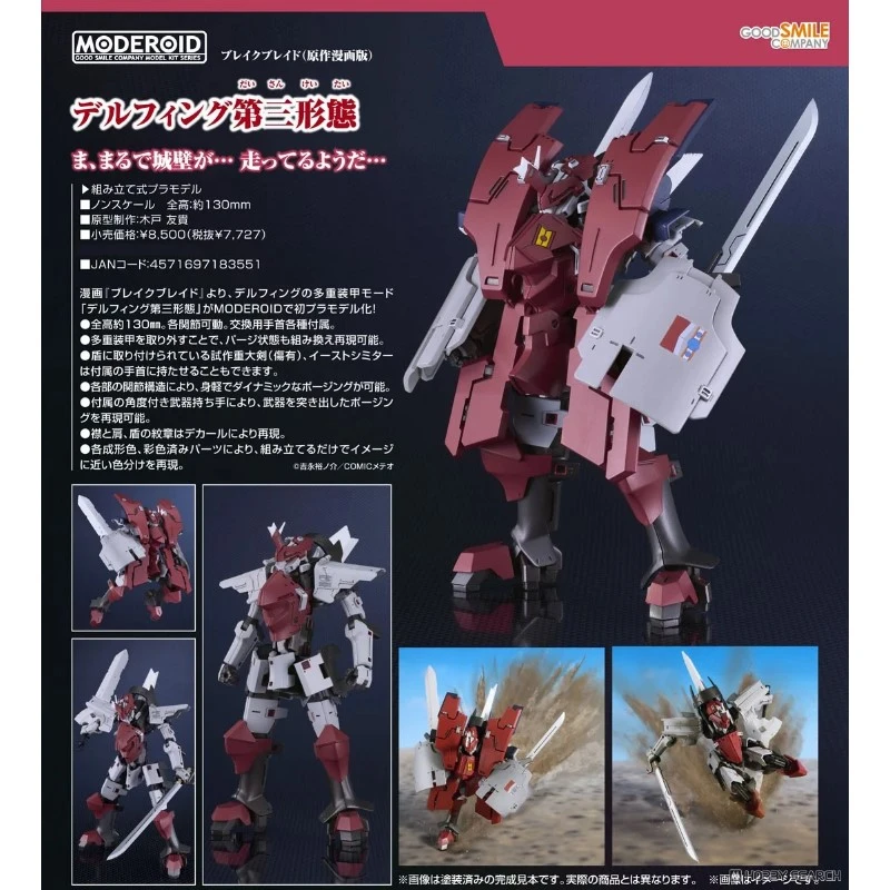 代理版 GSC MODEROID 破刃之劍 帝爾鋒 第三形態