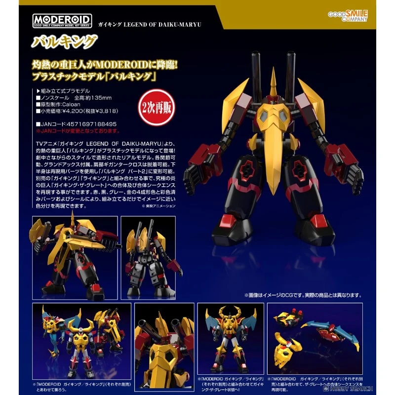 代理版 GSC MODEROID 新大空魔龍 萬獸王