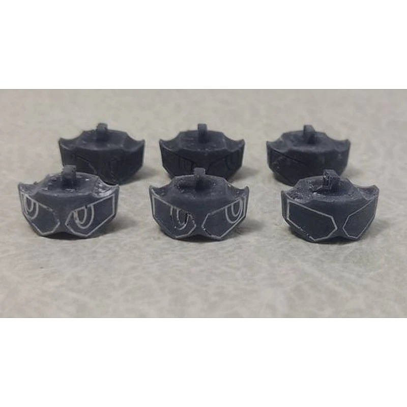 INLA工作室 BB戰士 3D列印 替換式眼神零件 三款一套(6個表情) E款 (二代目大將軍)