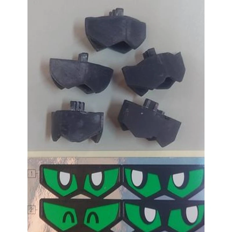INLA工作室 BB戰士 3D列印 替換式眼神零件 無眼睛刻線板 單個雙面 C款 (飛驅鳥超將軍&飛驅鳥大將軍)