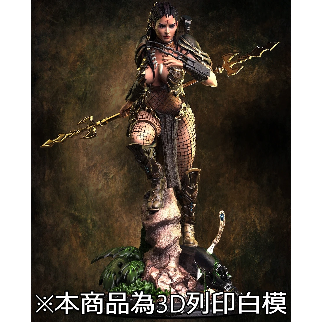 3D列印 GK灰模 訂製品 終極戰士 女性人類戰士