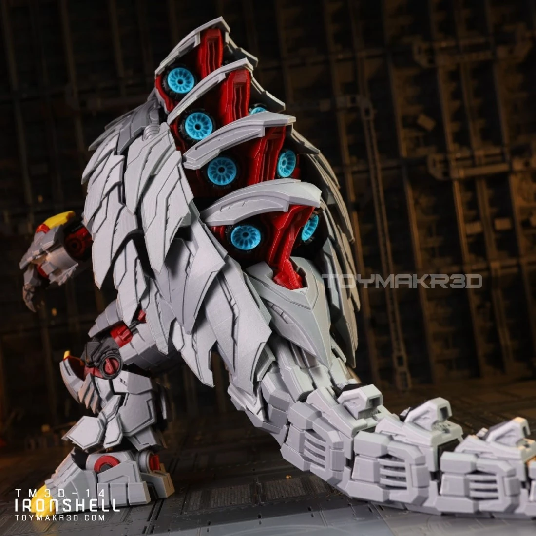 3D列印 GK灰模 訂製品 機械卡美拉 18cm