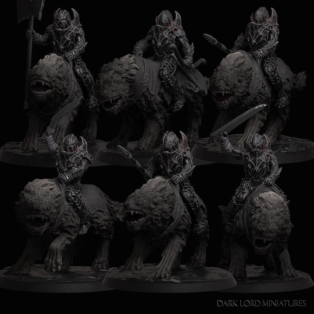 3D列印 GK灰模 訂製品 魔戒 半獸人軍團 12人小隊