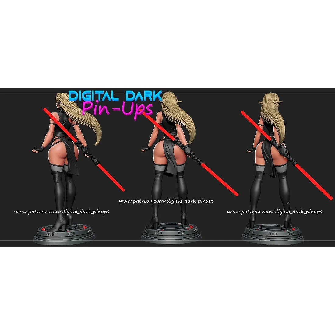 3D列印 GK灰模 訂製品 星際大戰 絕地女&西斯