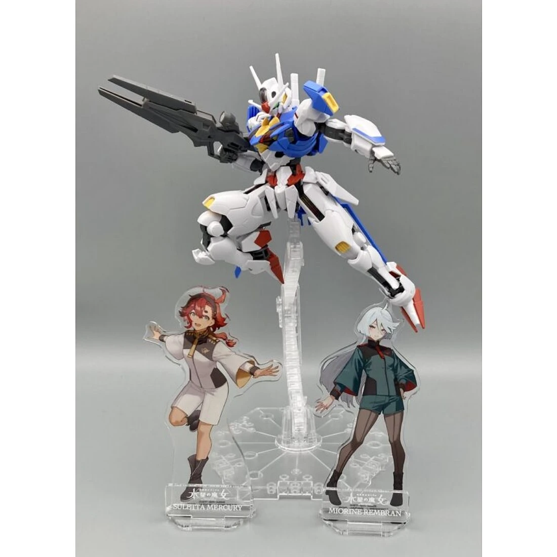 代理版 BANDAI 水星的魔女 包裝盒畫稿 壓克力 立牌 蘇萊塔 墨丘利