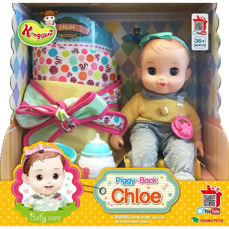 KONGSUNI 小荳娃娃 揹揹Chloe妹妹娃娃