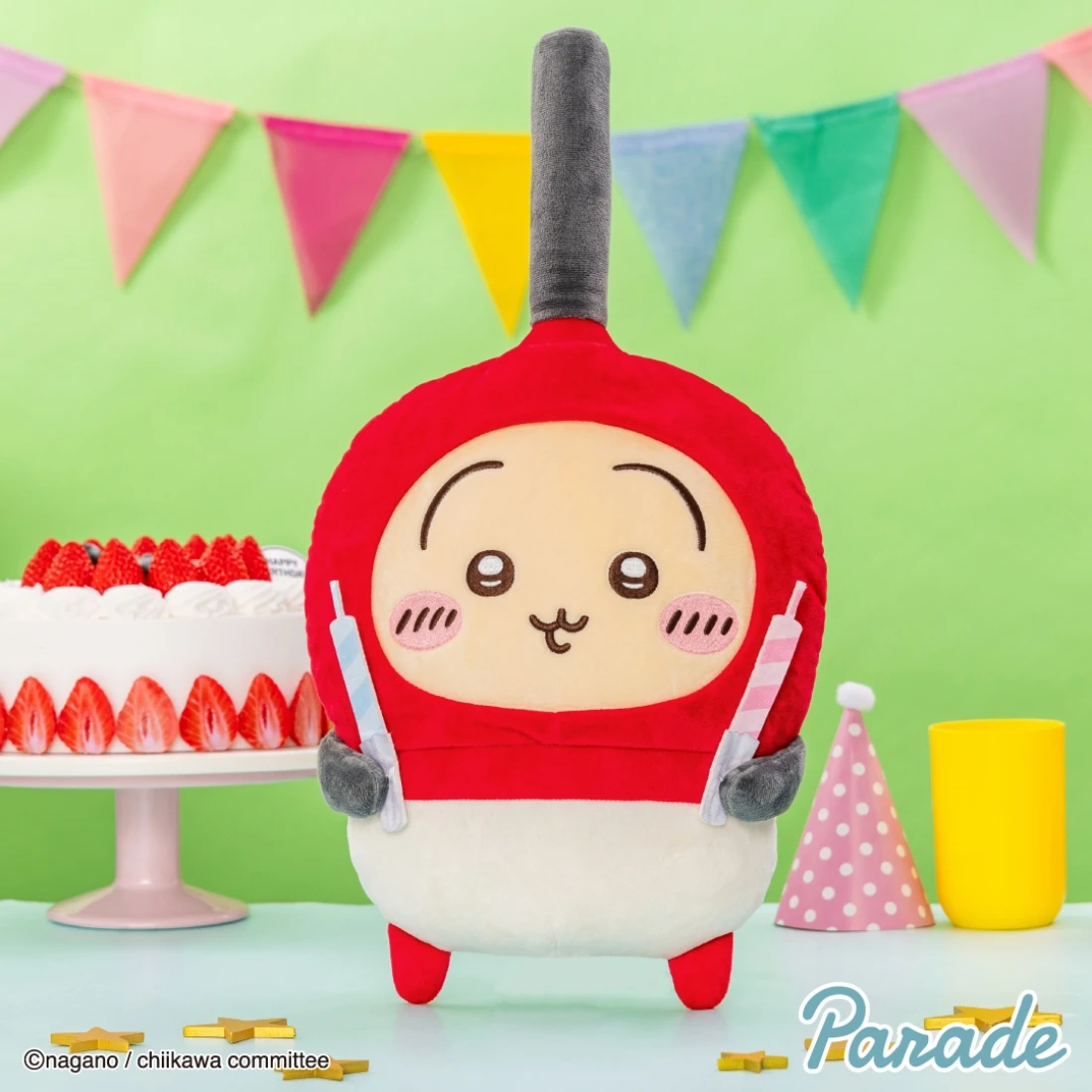 Parade 景品 吉伊卡哇 生日快樂 打火機 烏薩奇 絨毛玩偶
