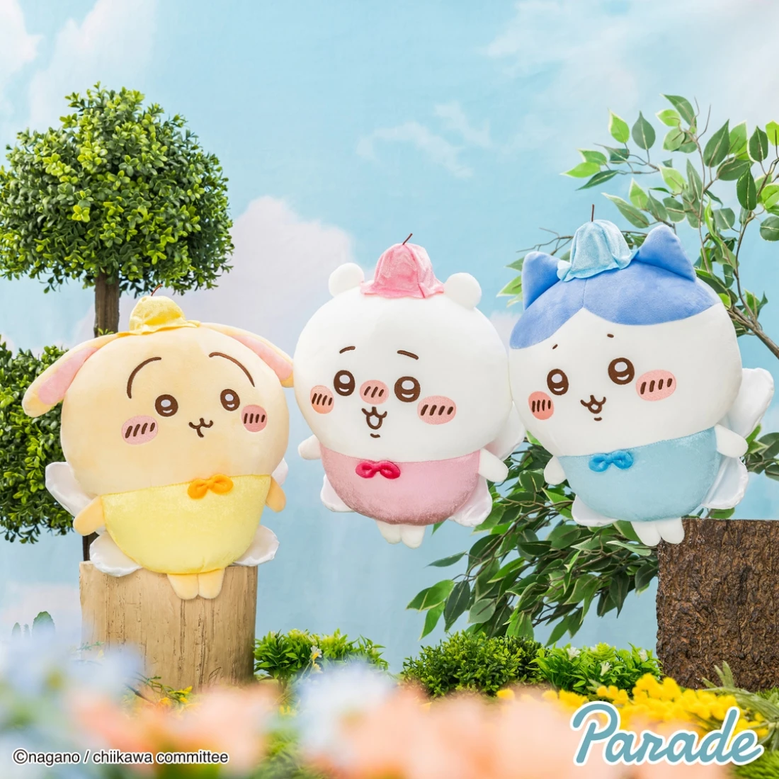 Parade 景品 吉伊卡哇 花妖精 吉伊 小八 烏薩奇 三款一套 絨毛玩偶