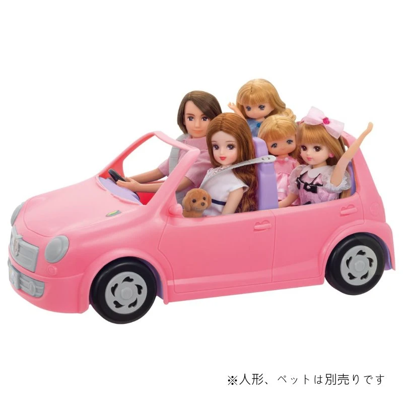 莉卡娃娃 LF-04 莉卡家庭車 粉紅