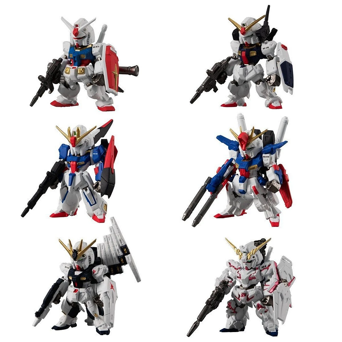 魂商店限定 盒玩 FW GUNDAM CONVERGE 10周年 UC 套組