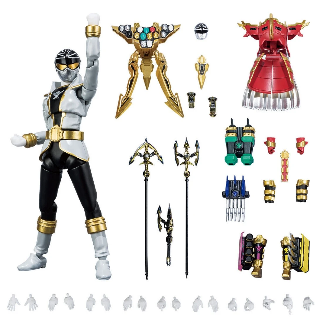 特價 魂商店限定 盒玩 SHODO SUPER 海賊戰隊 豪快者 Vol.2 豪快銀 武裝套組