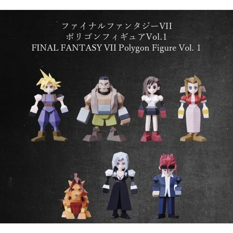 SQEX 盒玩 太空戰士7 FF7 多邊型人偶 方塊人 Vol.1 一中盒8入