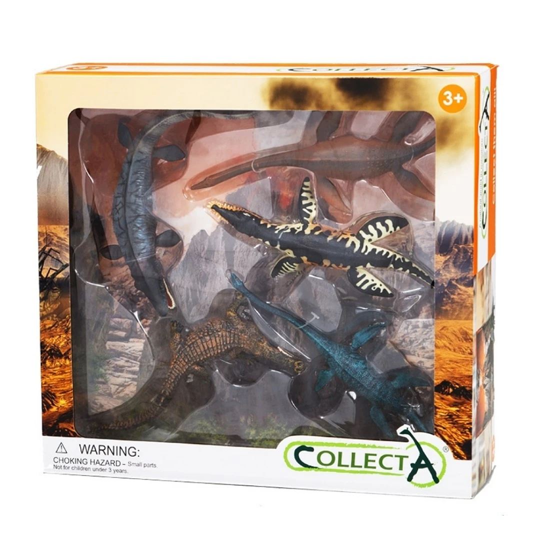 CollectA 動物模型 恐龍海怪禮盒組 5入