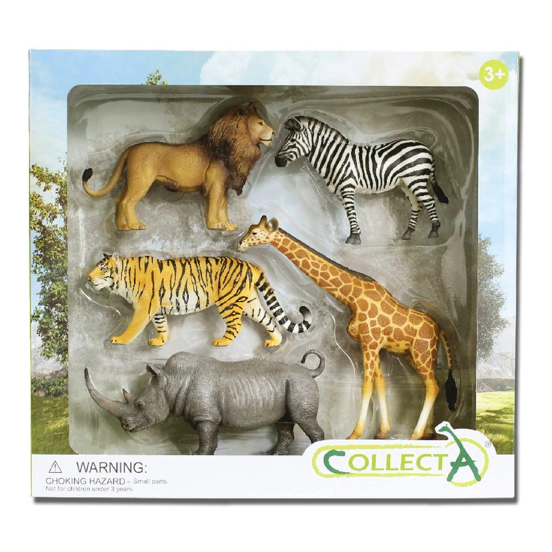 CollectA 動物模型 野生動物禮盒組 5入