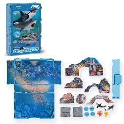 CollectA 動物模型 迷你海洋動物玩具書套裝