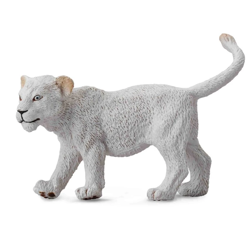 CollectA 動物模型 幼白獅 走路