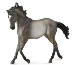 CollectA 動物模型 穆斯堂母馬 屬灰色褐色