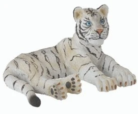 CollectA 動物模型 小白老虎 橫臥