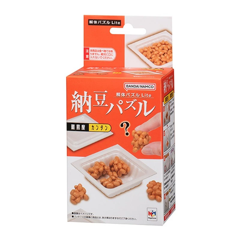 代理版 MH MegaHouse Lite 納豆 盒裝納豆 趣味立體拼圖