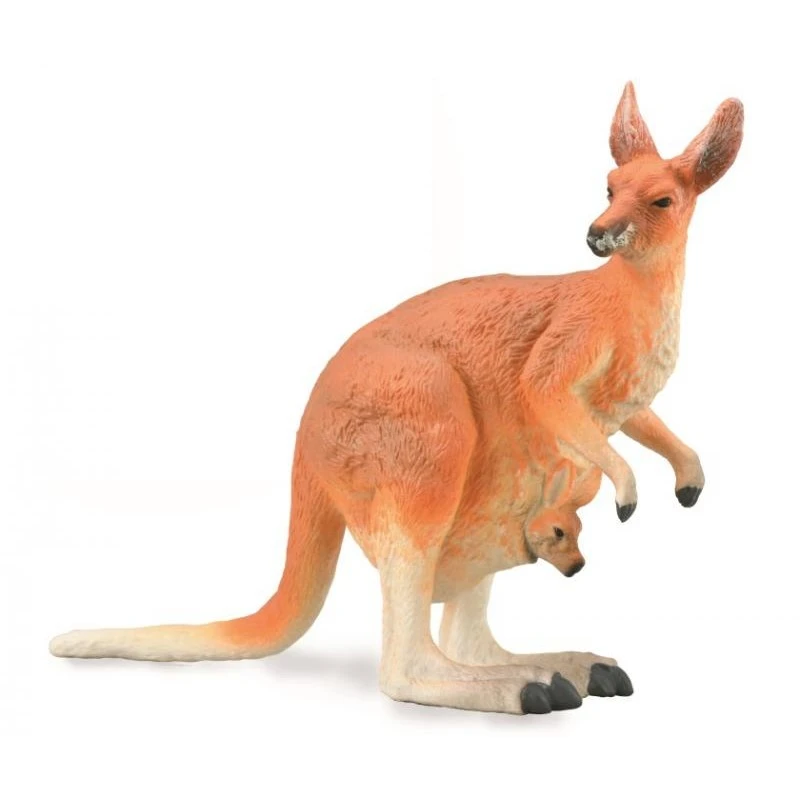 CollectA 動物模型 紅袋鼠-母子