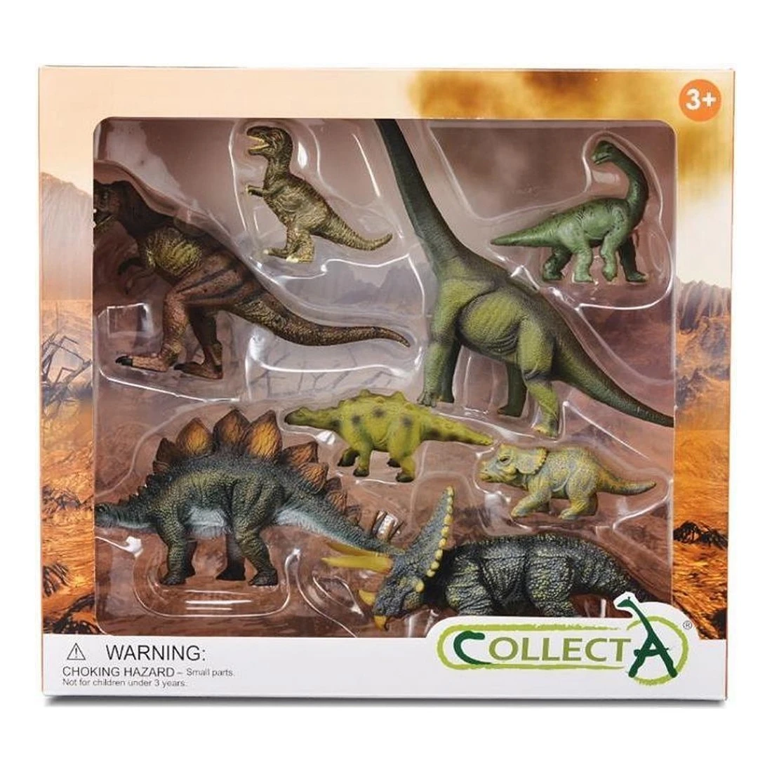 CollectA 動物模型 恐龍動物寶寶禮盒組 8入