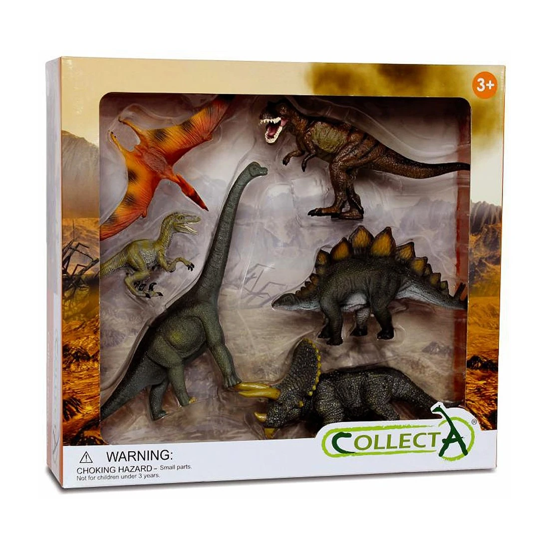 CollectA 動物模型 恐龍海盒組 6入