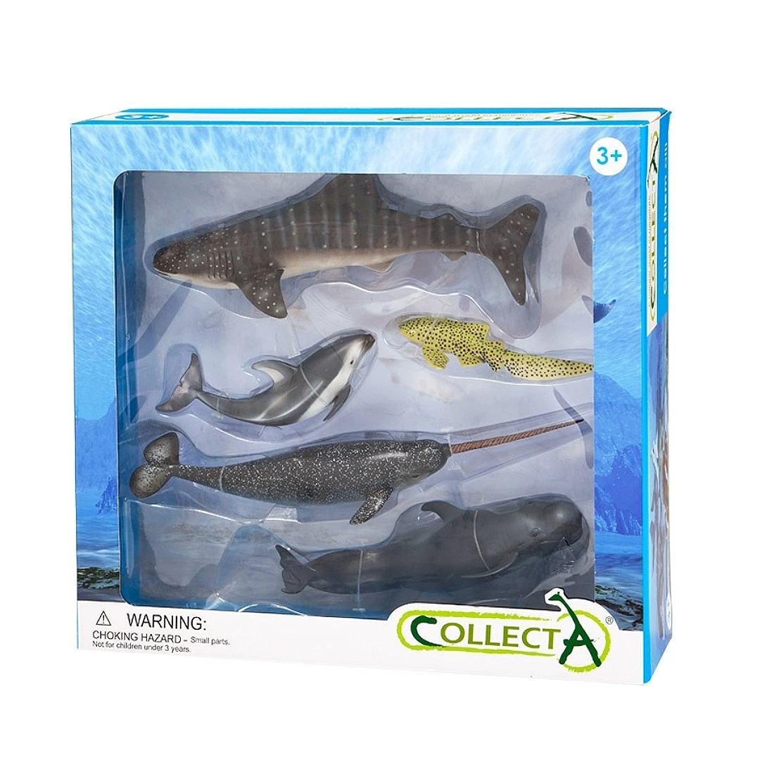 CollectA 動物模型 海洋動物禮盒組 5入