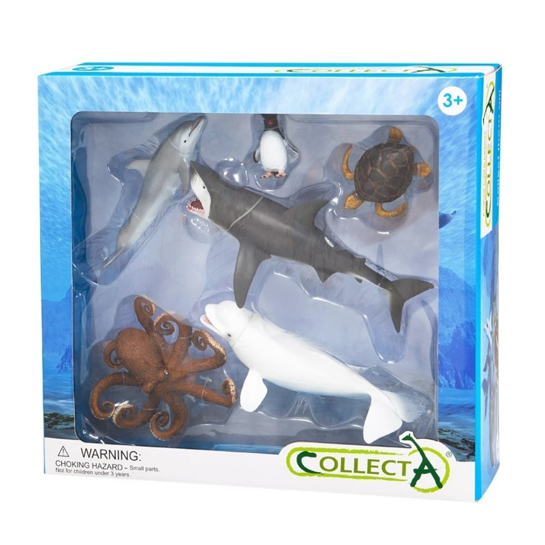CollectA 動物模型 海洋動物禮盒組 6入