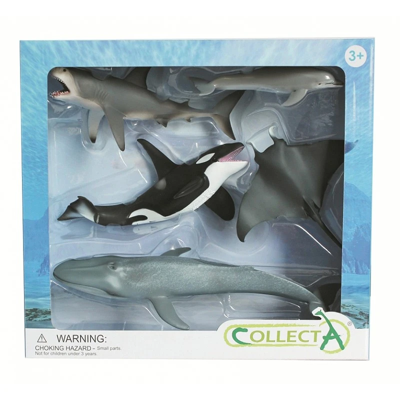 CollectA 動物模型 海洋生物禮盒組 5入
