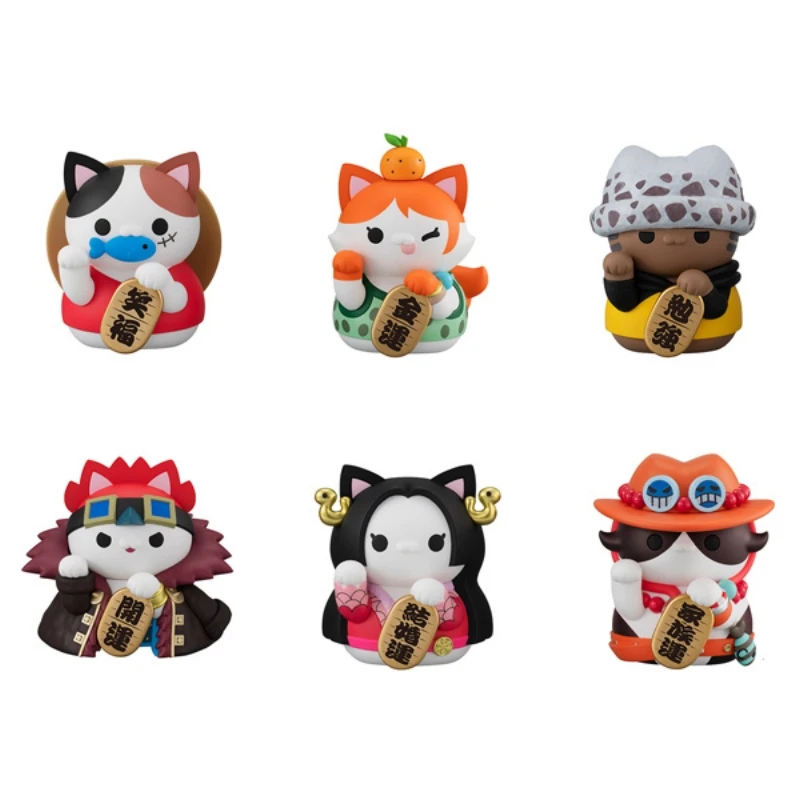 代理版 MH MCP 海賊王 喵賊王 招財貓 一中盒6入