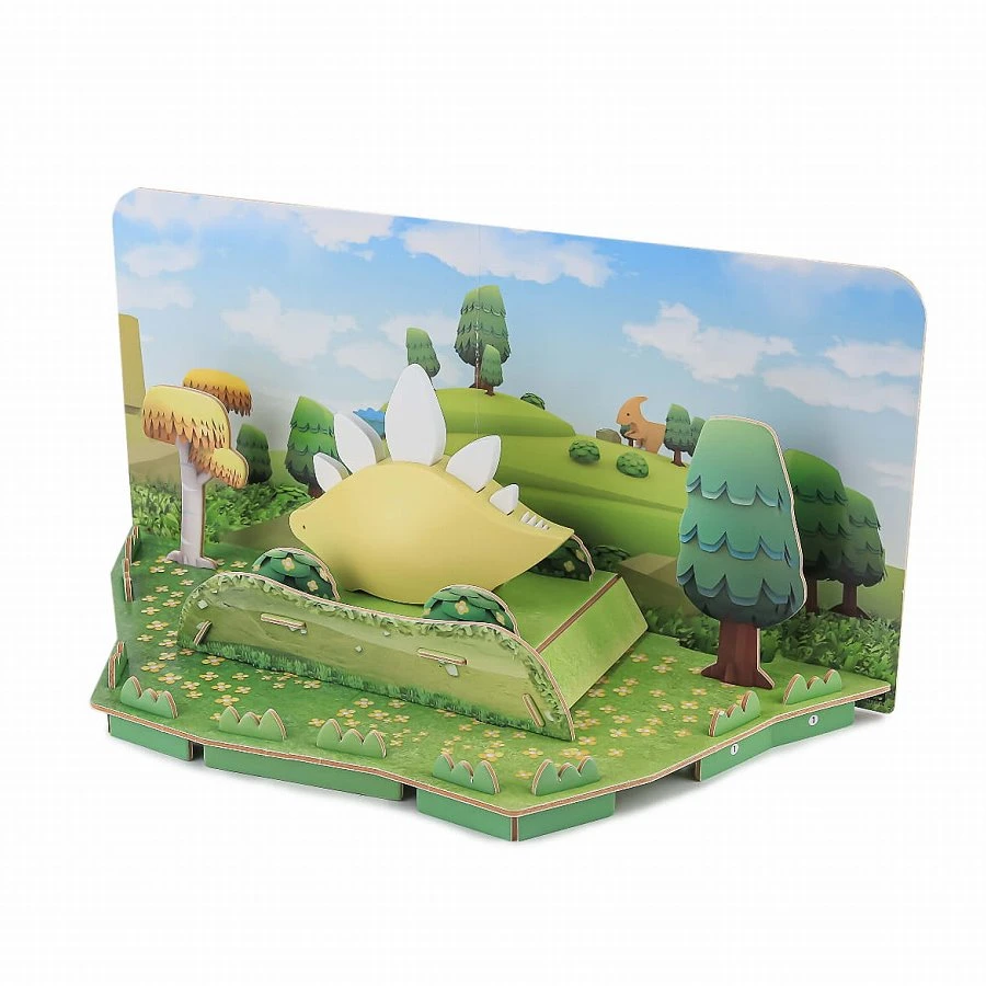 HalfToys 磁吸式玩具 HD005 恐龍系列 劍龍