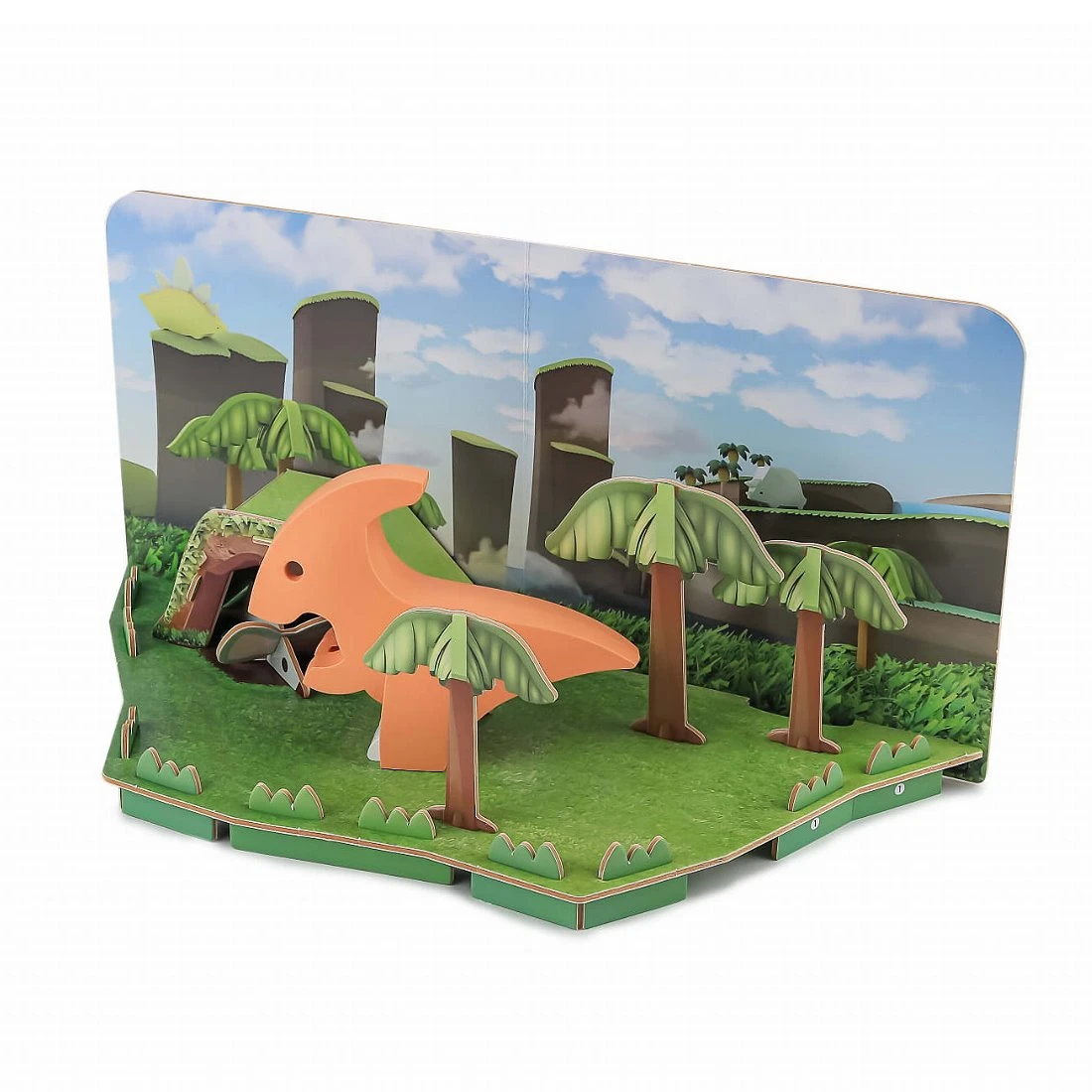 HalfToys 磁吸式玩具 HD006 恐龍系列 副櫛龍