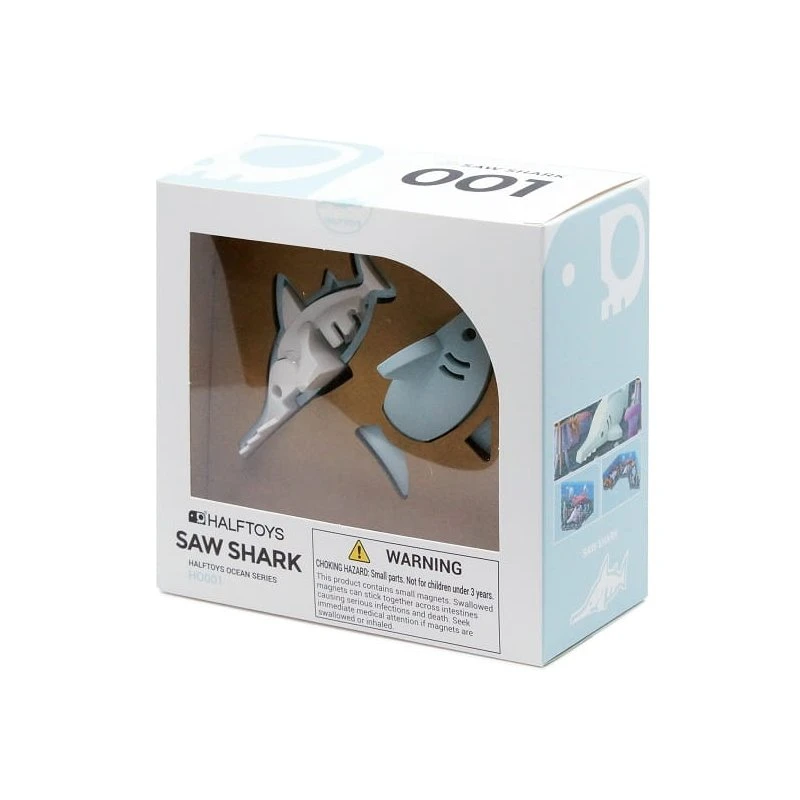 HalfToys 磁吸式玩具 HO001 海洋系列 鋸齒鯊