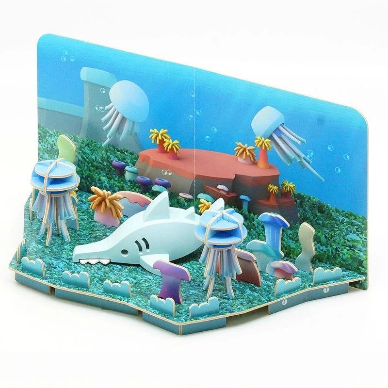 HalfToys 磁吸式玩具 HO001 海洋系列 鋸齒鯊