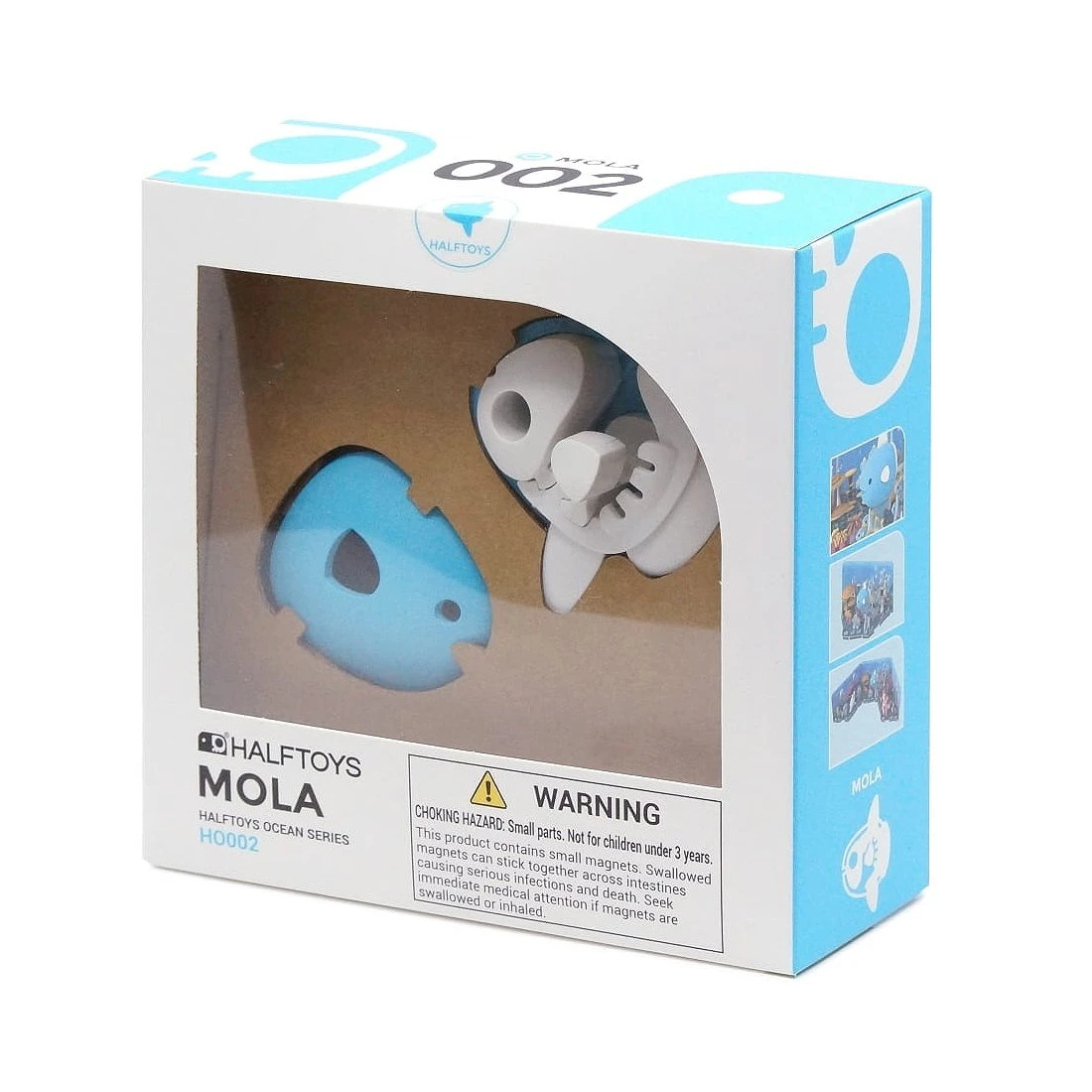 HalfToys 磁吸式玩具 HO002 海洋系列 翻車魚