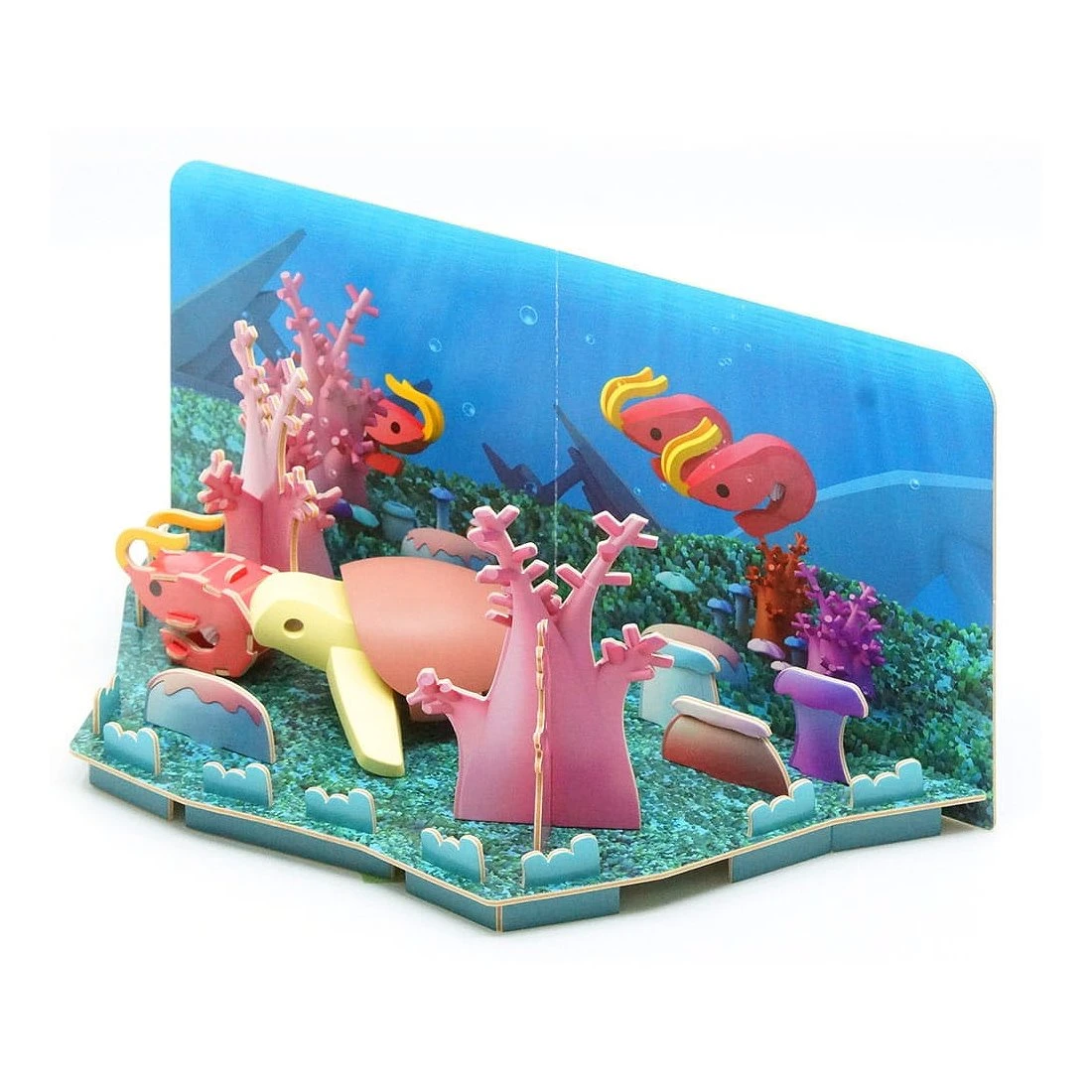 HalfToys 磁吸式玩具 HO003 海洋系列 綠蠵龜