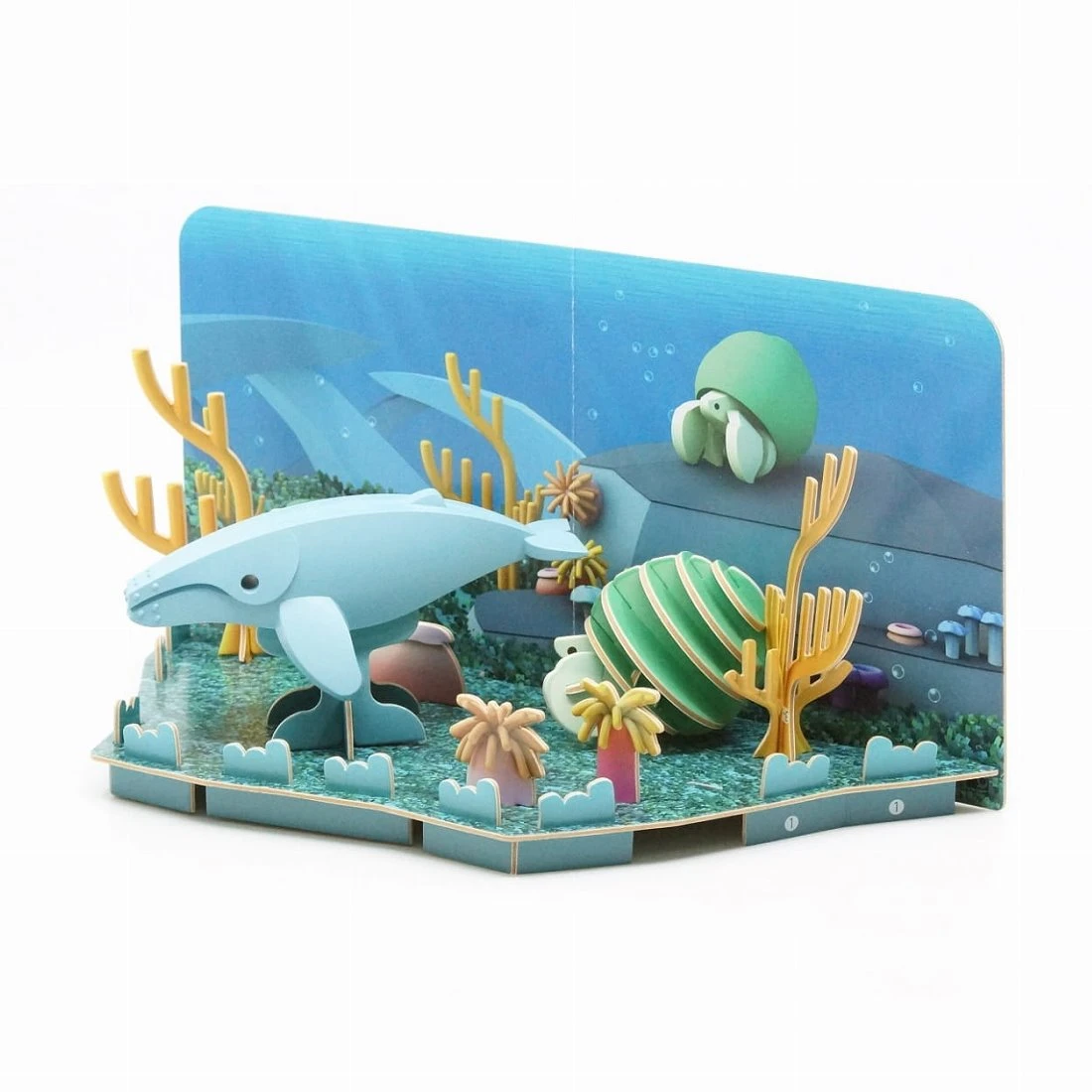HalfToys 磁吸式玩具 HO004 海洋系列 座頭鯨 大翅鯨