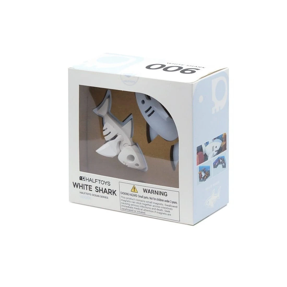 HalfToys 磁吸式玩具 HO006 海洋系列 大白鯊