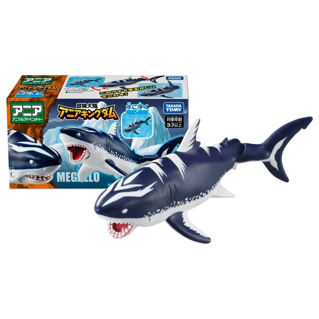 TakaraTomy ANIA 冒險王國 巨齒鯊