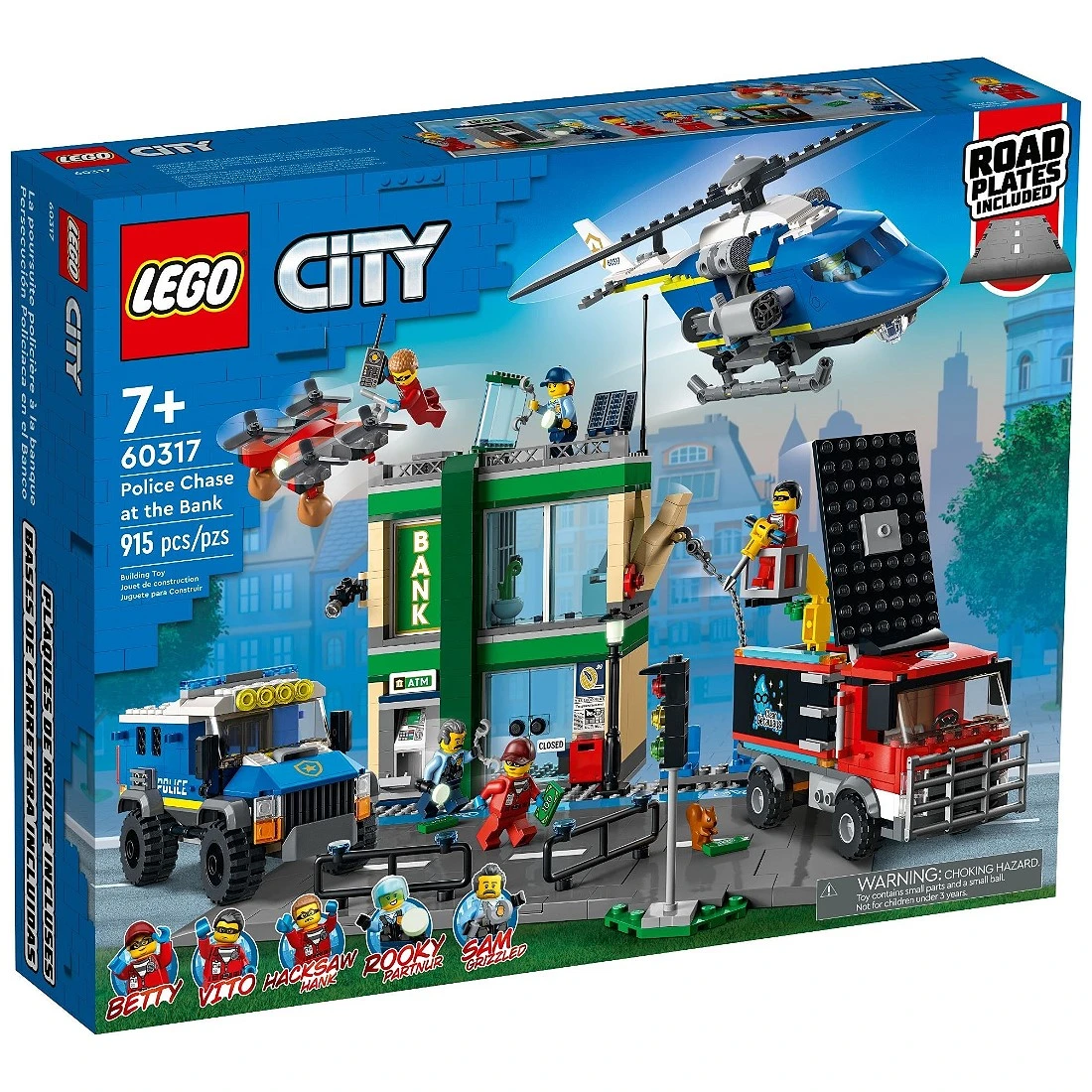 Lego 樂高 City 城市 60317 銀行警匪追逐戰