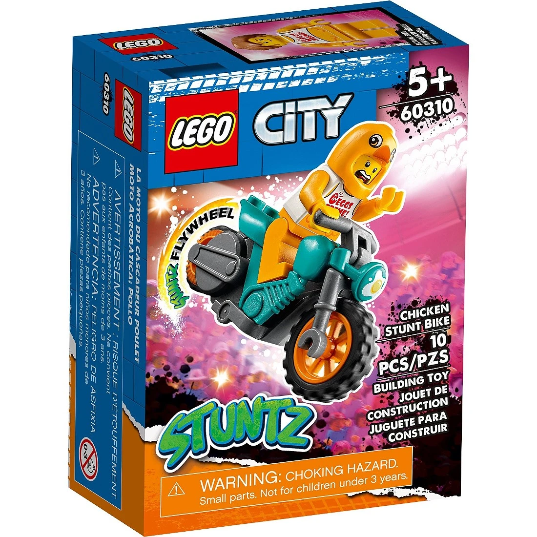Lego 樂高 City 城市 60310 小雞特技摩托車