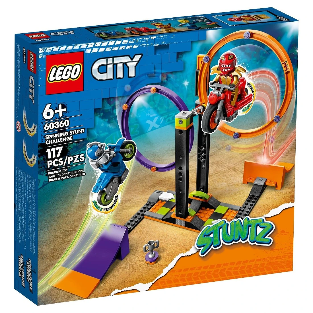 Lego 樂高 City 城市 60360 旋轉特技挑戰組