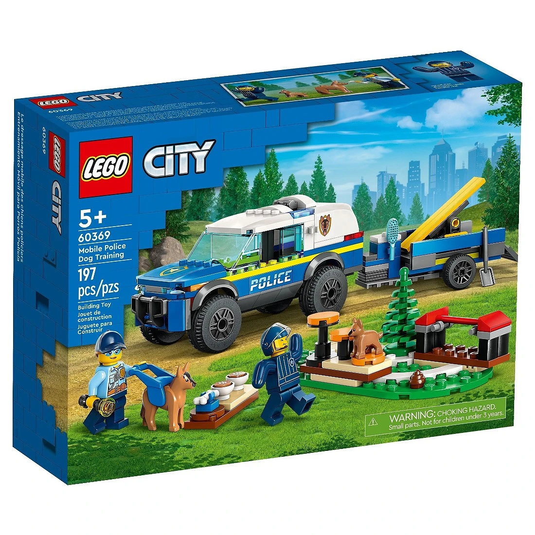 Lego 樂高 City 城市 60369 移動式警犬訓練