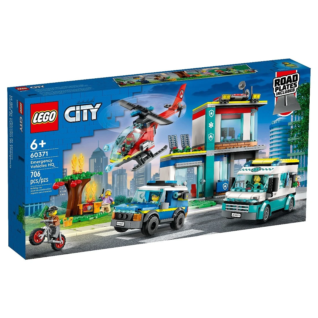 Lego 樂高 City 城市 60371 緊急救援交通工具總部
