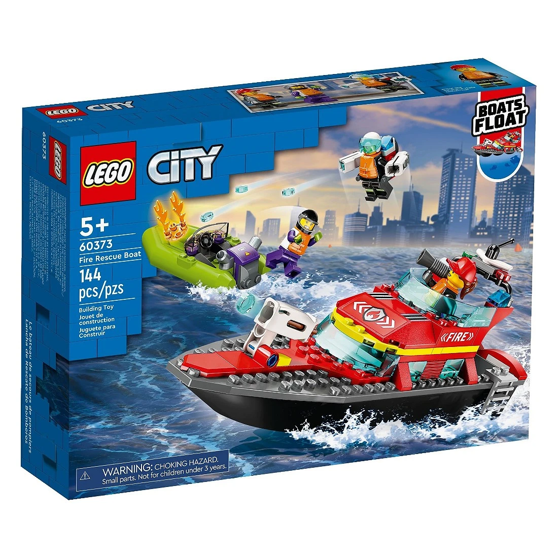 Lego 樂高 City 城市 60373 消防救援船